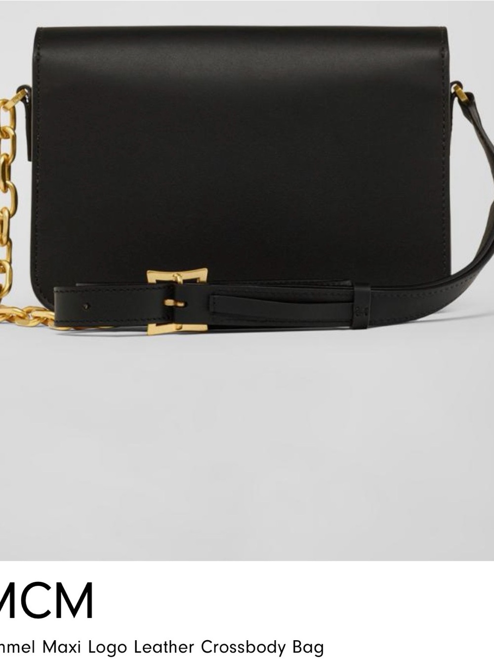 MCM
Himmel Maxi Logo Leather Crossbody Bag - Picture 10 of 11